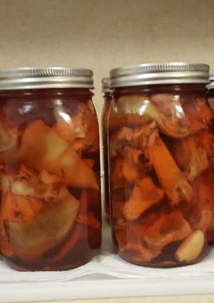 A picture of Pickled Pig Trotters.