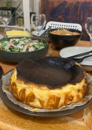 A picture of Basque Burnt Cheesecake.
