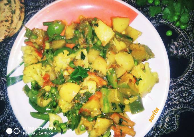 Simple Way to Make Mario Batali Mixed vegetables torkari