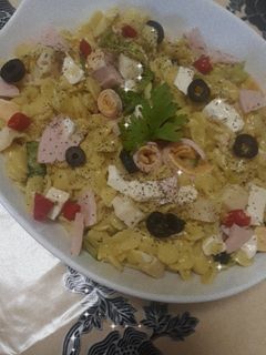 صورة لوصفة سلاطة مكرونة 🥗🍝❤