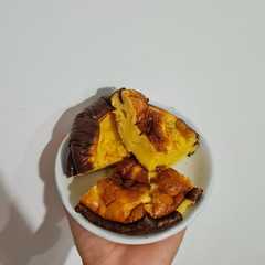 Una foto de Mini "cheesecake" al horno 🍊