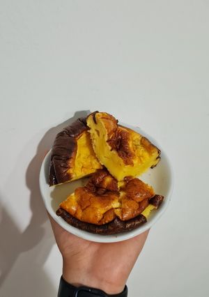 Una foto de Mini "cheesecake" al horno 🍊