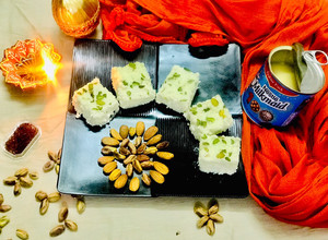 A picture of Instant Custard Apple Kalakand.