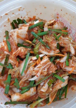 Hình của món Kim chi Hàn quốc, phong cách "mình" 🤗.