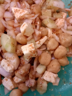 A picture of Chana chaat.