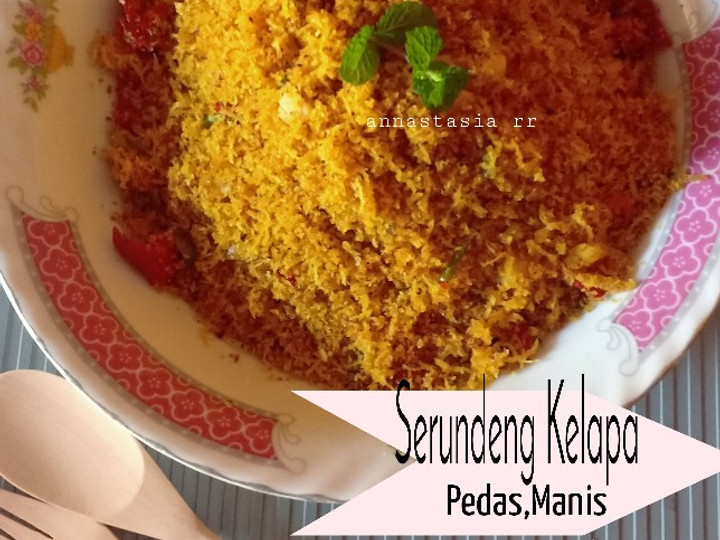 Ternyata ini loh! Resep mudah memasak Serundeng Kelapa Pedas,Manis dijamin menggugah selera