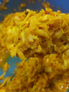 A picture of Chutney kairi pickle.