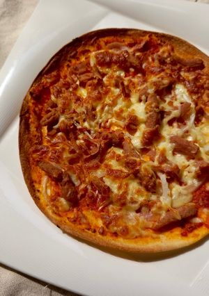 【AJ歐美食鋪】🍕新肉絲焗烤披薩🍕| 奶素 氣炸鍋 墨西哥餅 的食譜成品照片