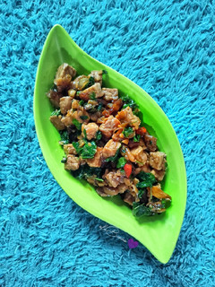 Foto resep 443. Oseng Tempe Kulit Ayam Kelor