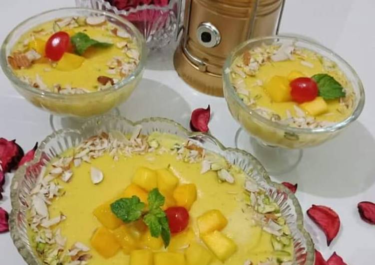 Steps to Make Perfect ✡🔴✡mango kheer ✡🔴✡  #EidKiMeethas