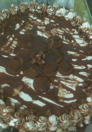Una foto de Torta de Chocolate y Galletas Oreo