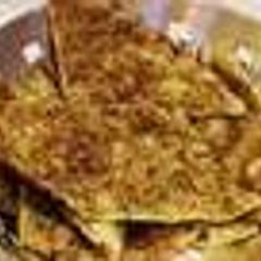 A picture of Cheese Stuffed Zatar Manakish.