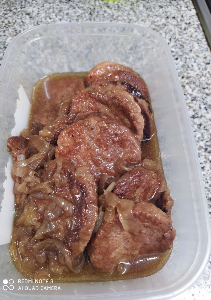 Una foto de Mini hamburguesitas en salsa Pedro Ximénez