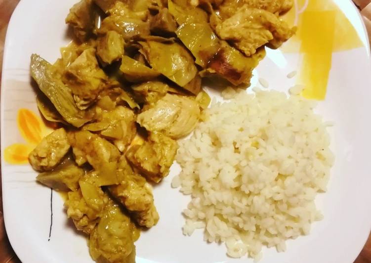 How to Prepare Ultimate Pollo e carciofi al curry con riso