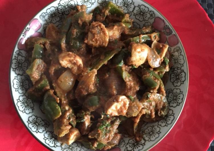 Pepper mushroom fry