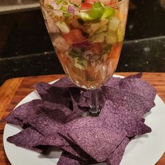 A picture of Ceviche - Tilapia.