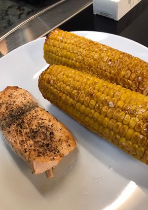 Una foto de Mazorcas de maíz en Airfryer Cosori