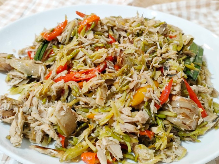 Resep Tumis Bunga Pepaya Tongkol Anti Gagal