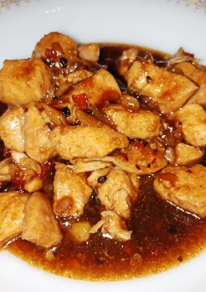 Foto resep Ayam Lada Hitam Saori