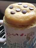Mug cake vainilla cookie