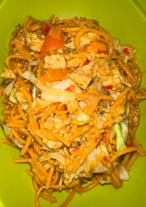 Foto resep Mie lidi Gomak khas Medan
