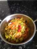 Prawn with Tarui Or jhinge chingri
