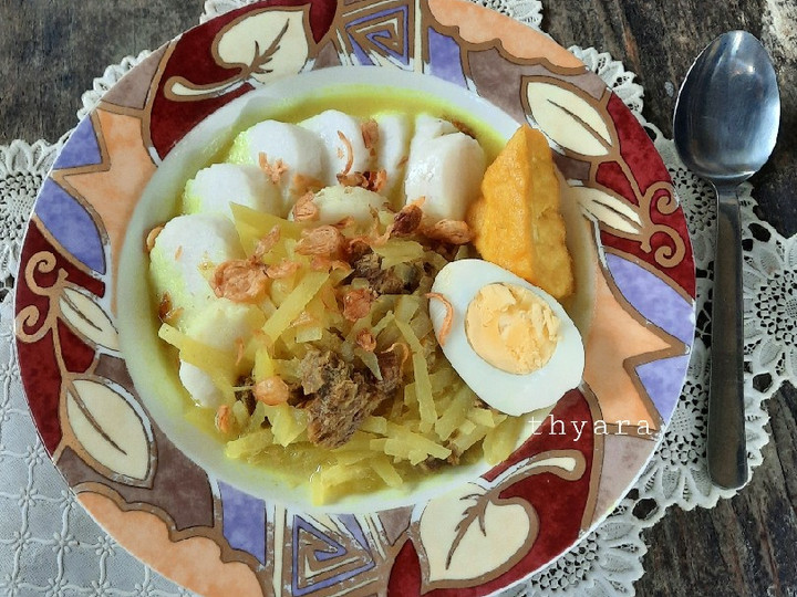  Resep mudah bikin Lontong Sayur (Godog Pepaya)  spesial