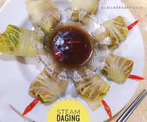 Resep Baru Steam Daging Gulung Sawi Putih Enak dan Sehat