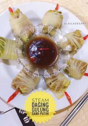 Foto resep Steam Daging Gulung Sawi Putih