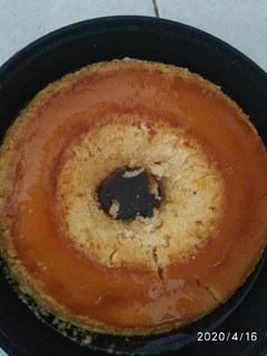 Una foto de Flan de leche condensada