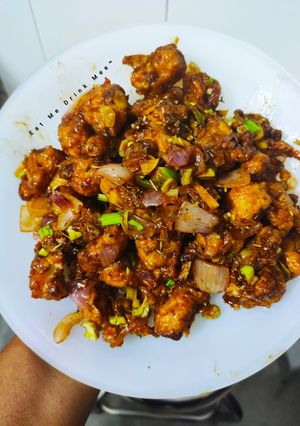 A picture of Honey Chilli Cauliflower.