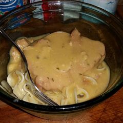 A picture of Crockpot Ranch Pork Chops.