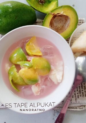 Foto resep Es Tape Alpukat