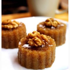 A picture of Greek halwa recipe # sweet.