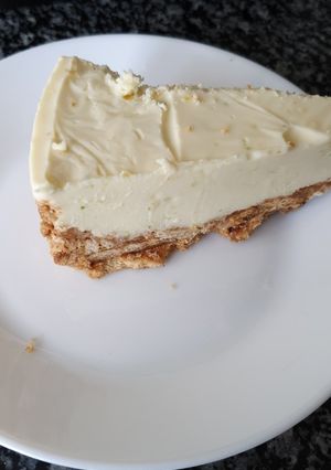 Una foto de Cheesecake / Tarta de queso de lima