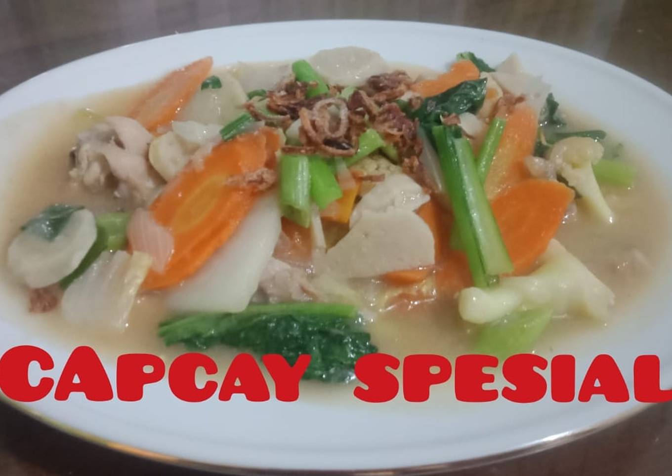 Capcay spesial