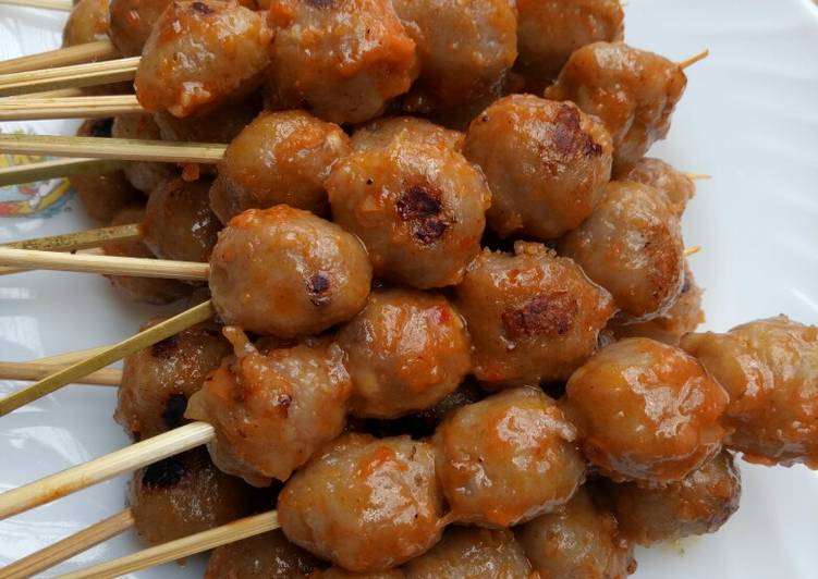 Sate bakso balado #elsaapril1