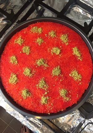 A picture of Nablus-Style Knafeh.