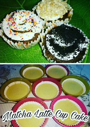 Foto resep Matcha Latte Cup Cake  🍰