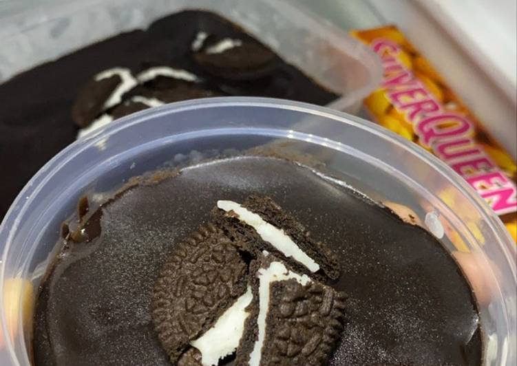 Puding Vanilla lapis coklat oreo
