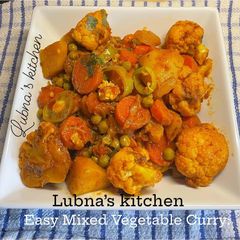 A picture of Easy Mixed Vegetable Curry:.