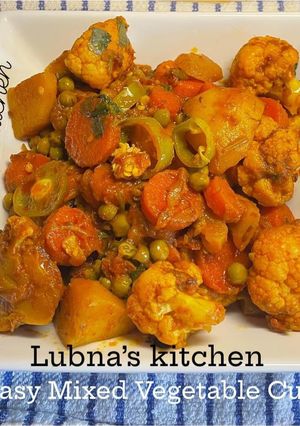 A picture of Easy Mixed Vegetable Curry:.