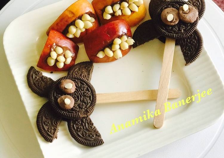 Recipe of Speedy Witch’s Teeth with Devilled Oreos