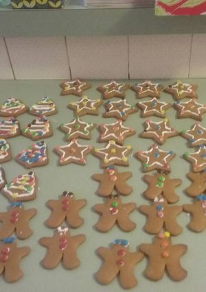 A picture of Gingerbread biscuits.
