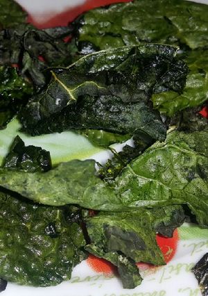 Una foto de Chips de kale snack o picada saludable