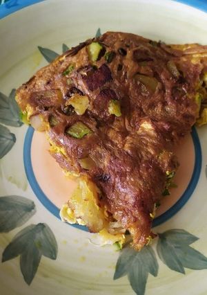 Foto de Fritada de batata e Abobrinha