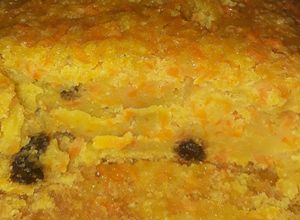 Una foto de Torta de zanahoria y pasas