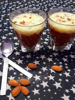 A picture of गाजर हलवा शॉट्स(gajar halwa shorts recipe in hindi).