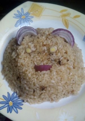 صورة لوصفة ارز بالبصل