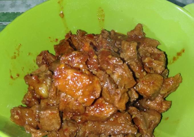 Daging sapi kecap sederhana pisan💙